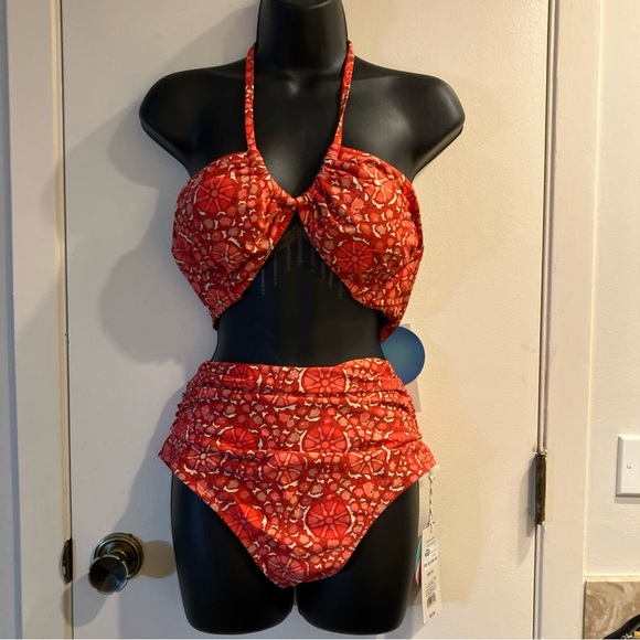 Rhode For Target  Women’s Bikini Set Zinnia Floral Size Medium - Picture 1 of 7